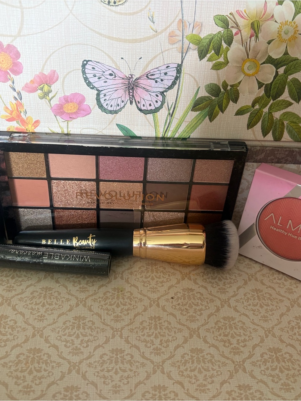 Revolution Eyeshadow Palette & Belle Brushe, Almay blush, winkable mascara more